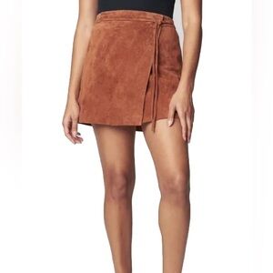 Blank NYC Suede leather wrap skirt New With Tags Size: 26